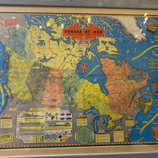 Lipton Tea Map of Canada