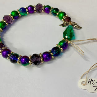 Angel Bracelet - Green / Purple / Smoky