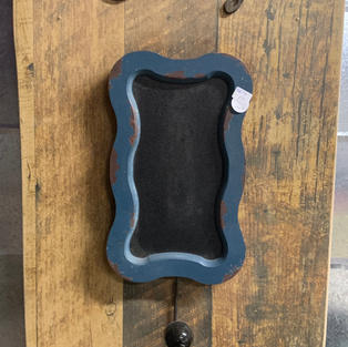 Family Home Coat Hook with Chalk Board - 16x24