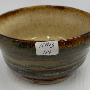 Pottery Bowl #114 - SIDE VIEW