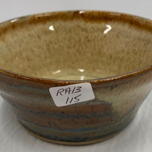Pottery Bowl #115 SIDE VIEW