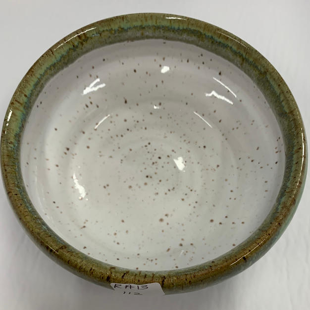 Pottery Bowl #112 - TOP VIEW