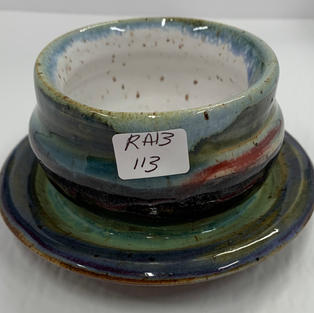 Pottery Bowl #113 - SIDE VIEW