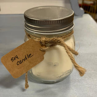 Mini Jar Soy Candle - 4 oz - Honeysuckle