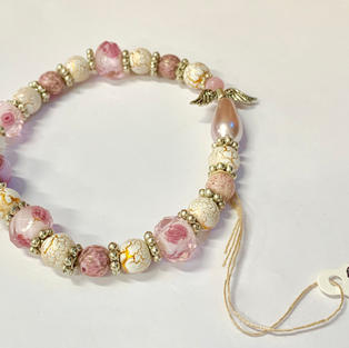 Angel Bracelet - Pink / Tiger Pink / Mottled Gold