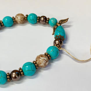 Angel Bracelet - Turqouise / Brown