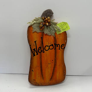 Small Welcome Pumpkin