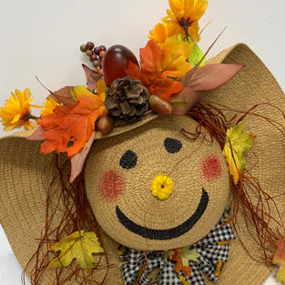Scarecrow Straw Hat