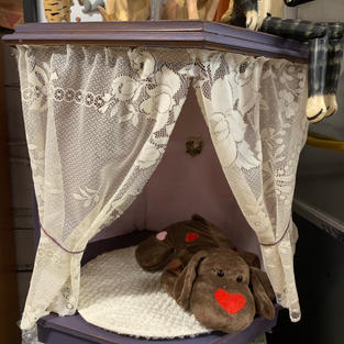 Purple Dog Bed