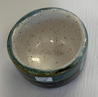 Pottery Bowl #107 - TOP VIEW