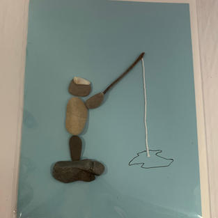 Pebble Art Card