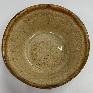 Pottery Bowl #115 - TOP VIEW