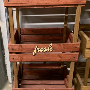 Fresh Produce - 3 Basket - 12 x 16 x 34