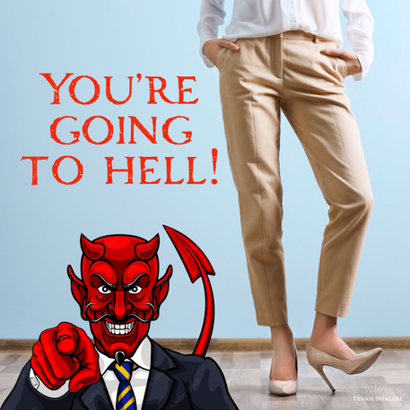 Is it a sin for women to wear pants or trousers?