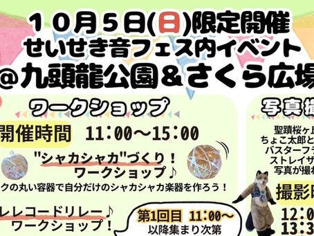 せいせき音フェスで出店してきました!