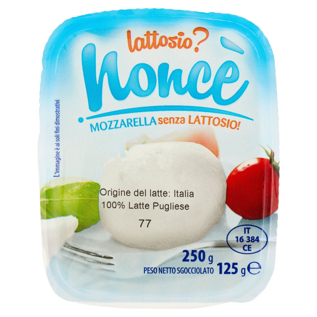Mozzarella Senza Lattosio Sanguedolce 125gr