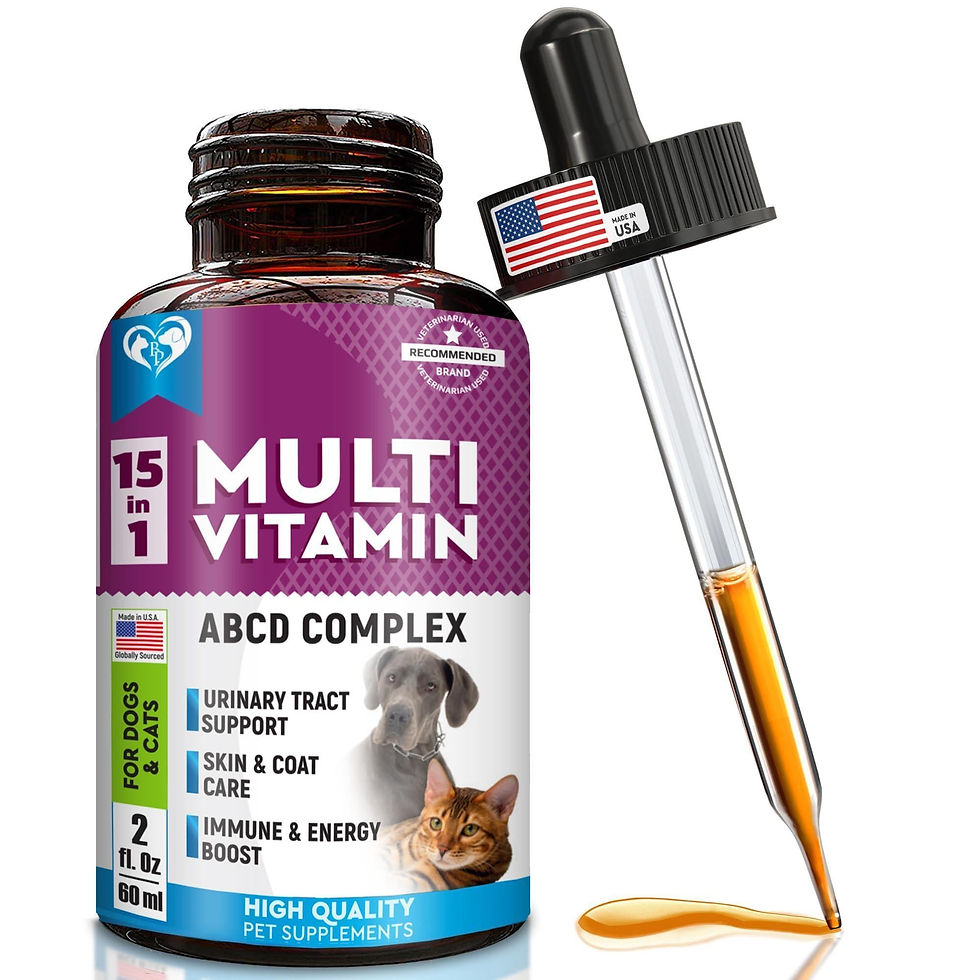 Thumbnail: Cat Dog Multivitamin Liquid with Glucosamine and Cranberry Health Supplements