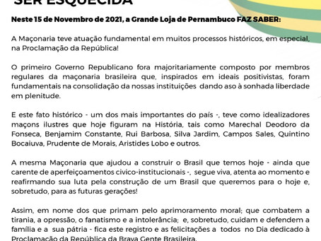 A LUTA POR UM PAÍS MELHOR NÃO PODE SER ESQUECIDA