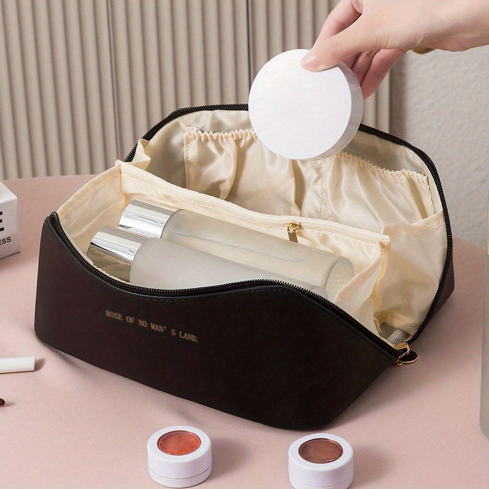 Miniatura: Makeup Organizer Female Toiletry Kit Bag Make Up Case Storage Pouch Luxury Lady 