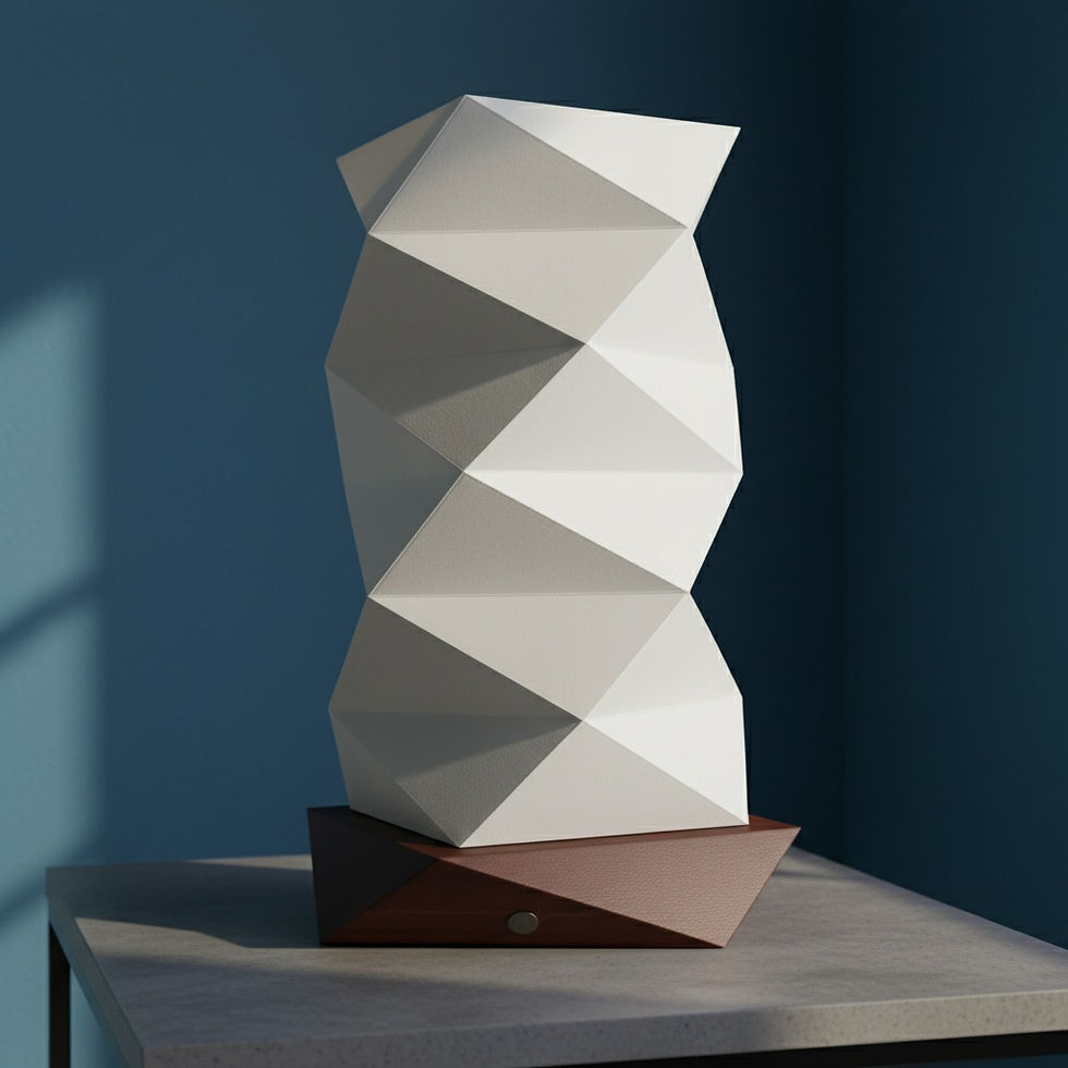 Thumbnail: Biomorph Geometry Lamp 001 - Minimalistička 3D štampana geometrijska lampa 