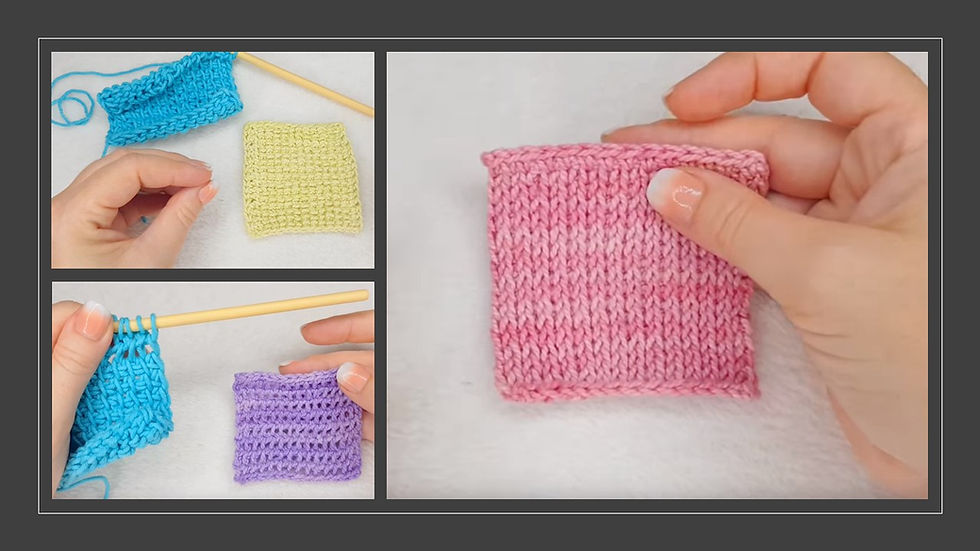 Tunisian Crochet - Lesson 7