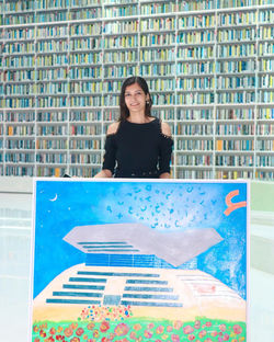 Snehita at Mohammed bin Rashid library, Dubai