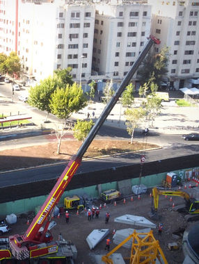 Montaje Línea 7 para Metro Santiago. Chile