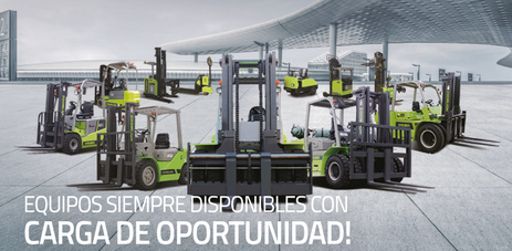 Una oferta de valor potente y directa con “Grúas horquilla eléctricas y equipos siempre disponibles”