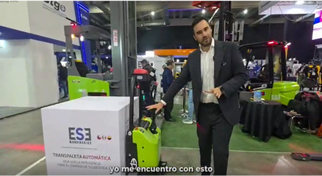 🚀 La transpaleta eléctrica autónoma en Chile que sorprendió en Logístec Show 2025 | ESE Maquinarias