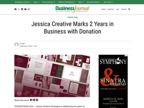 Manufacturing Marketing Partner in Ohio Marks Two Years in Business with Brand Donation in the Community