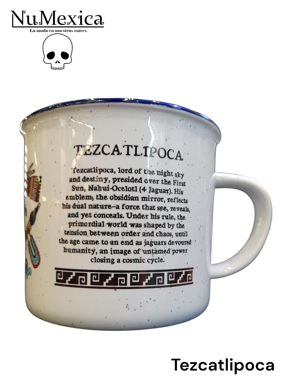 Miniatura: Taza de cerámica"Tezcatlipoca"