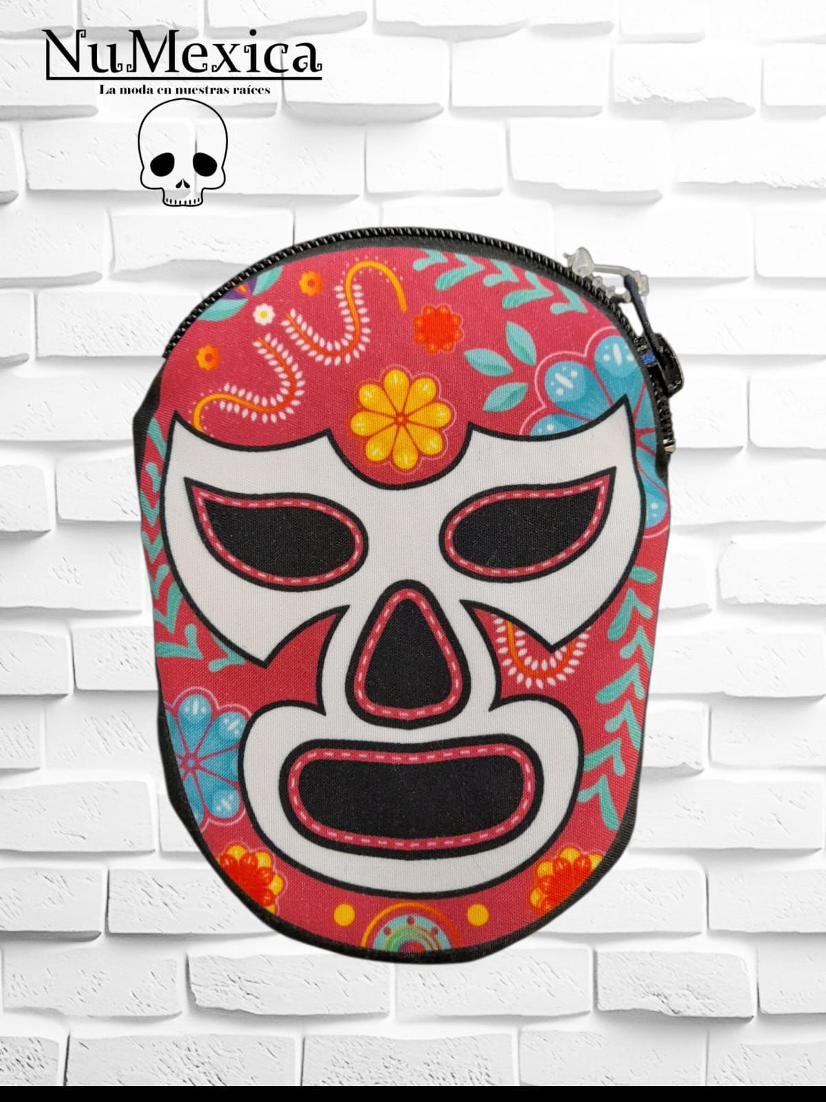 Monedero de tela luchador "Flores"