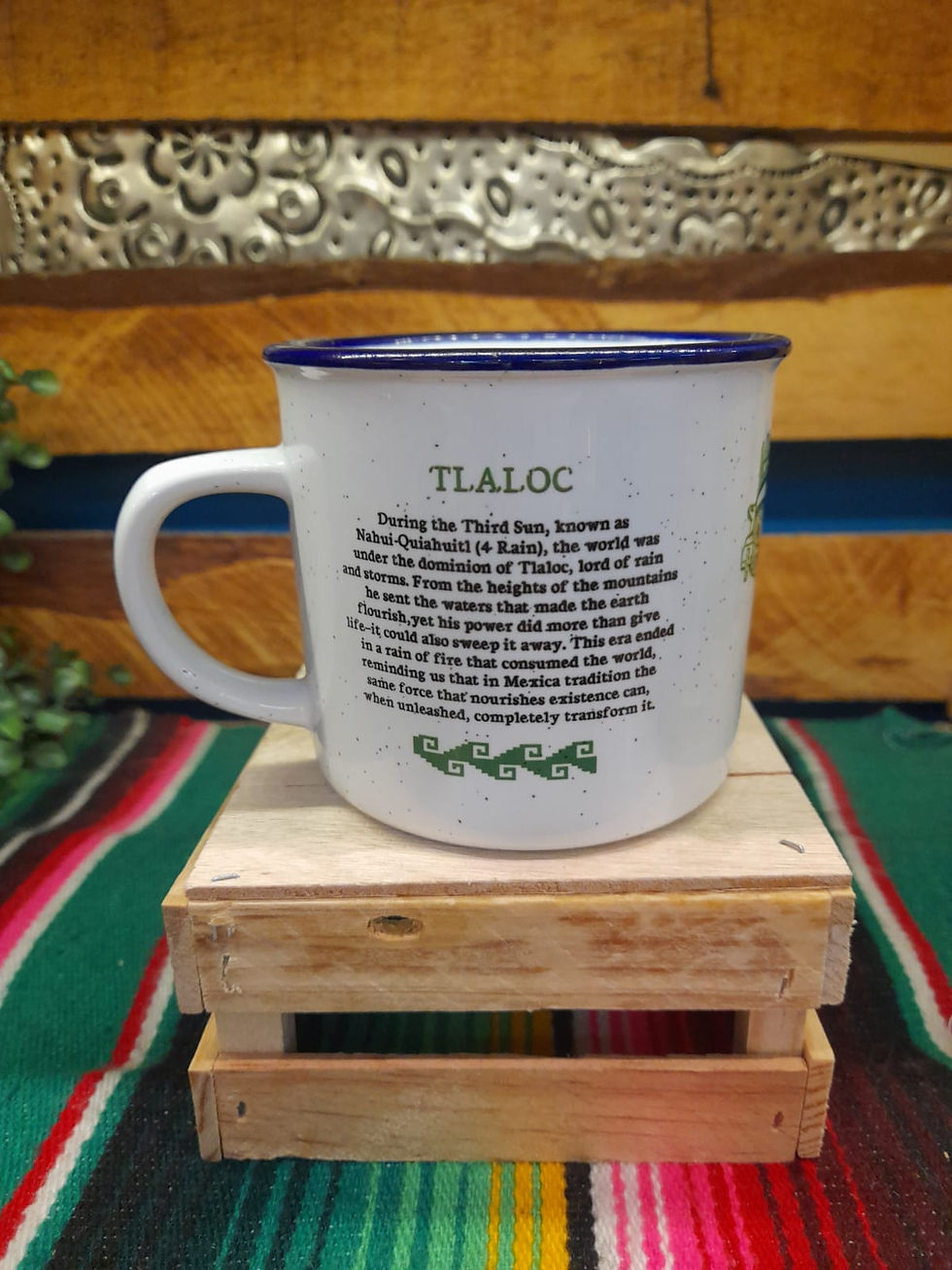 Miniatura: Taza cerámica modelo "Tlaloc"