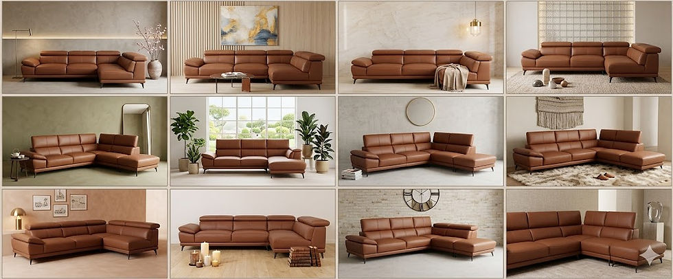 サムネイル： プレミアム電動リクライニングソファSD502