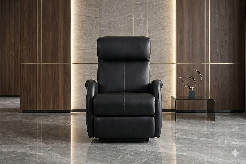 サムネイル： 品格を纏う、プレミアムレザー・ハイバックソファSD305