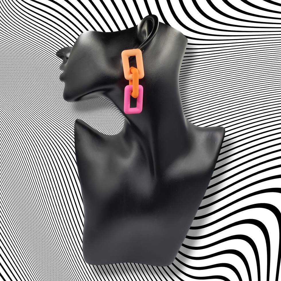 Thumbnail: Geo Link Earrings