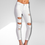 Thumbnail: Butt Lifting Destroyed Skinny Jean - White
