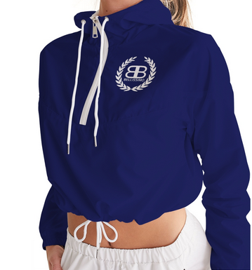 Thumbnail: Bellissimo Logo Track Jacket -Navy Blue