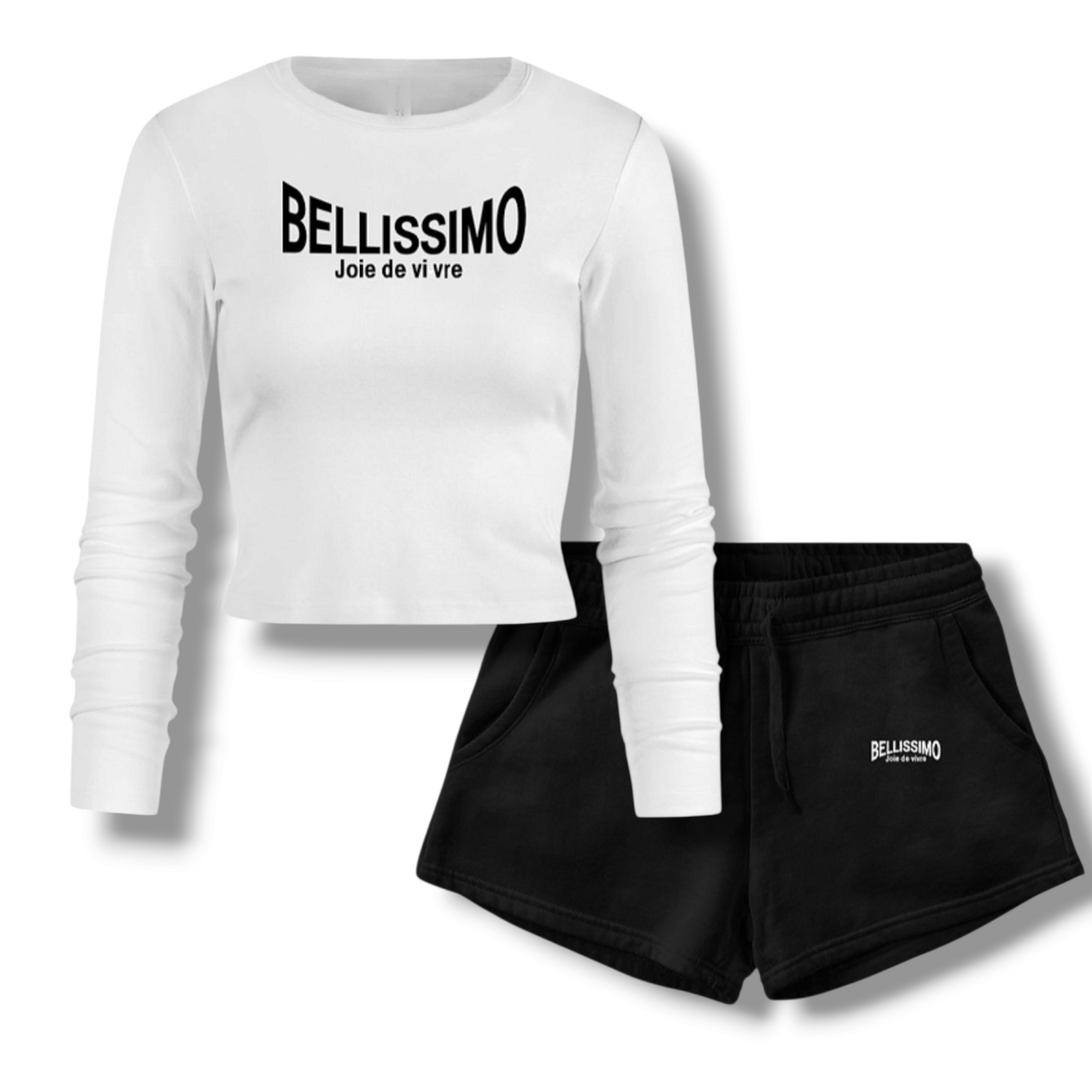 Bellissimo Cali Wave Wash Short Set