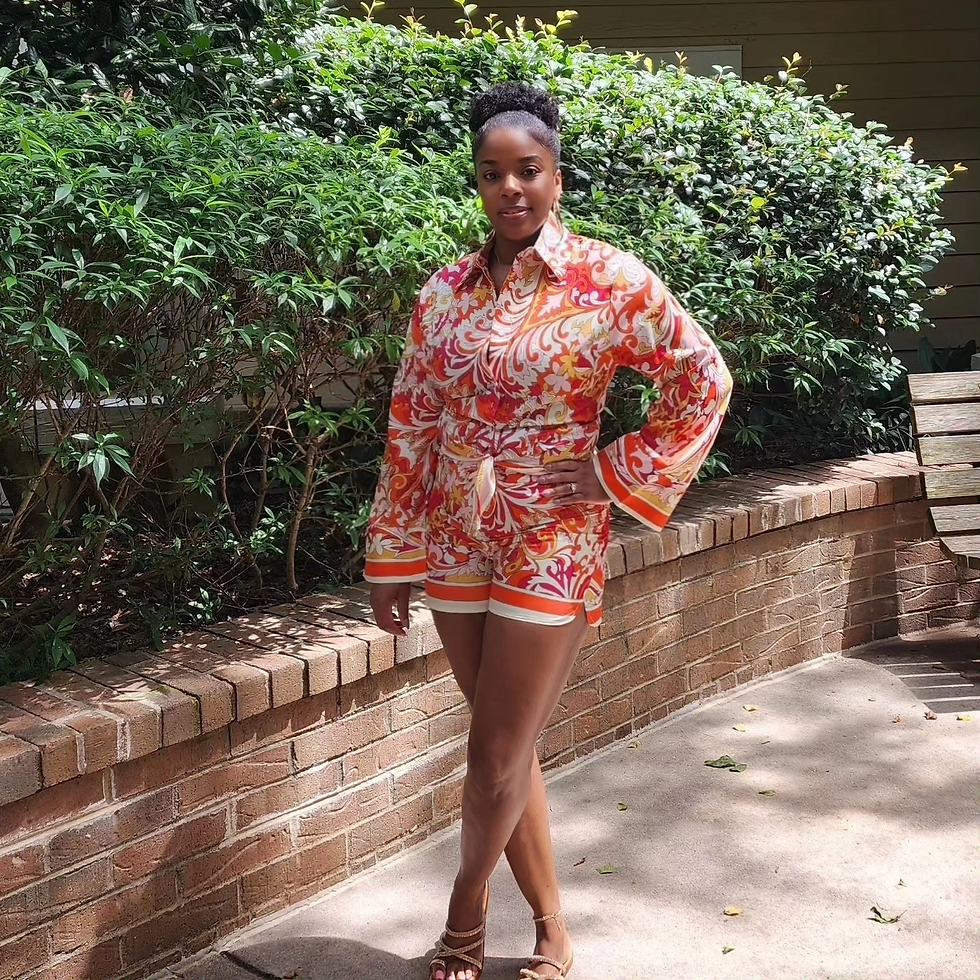 Thumbnail: Azteca Flowy Printed Shorts