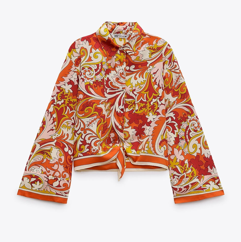 Thumbnail: Azteca Flowy Printed Shirt