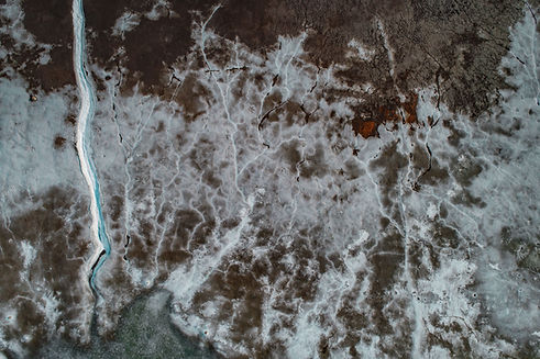 Aerial View of a Barren Land