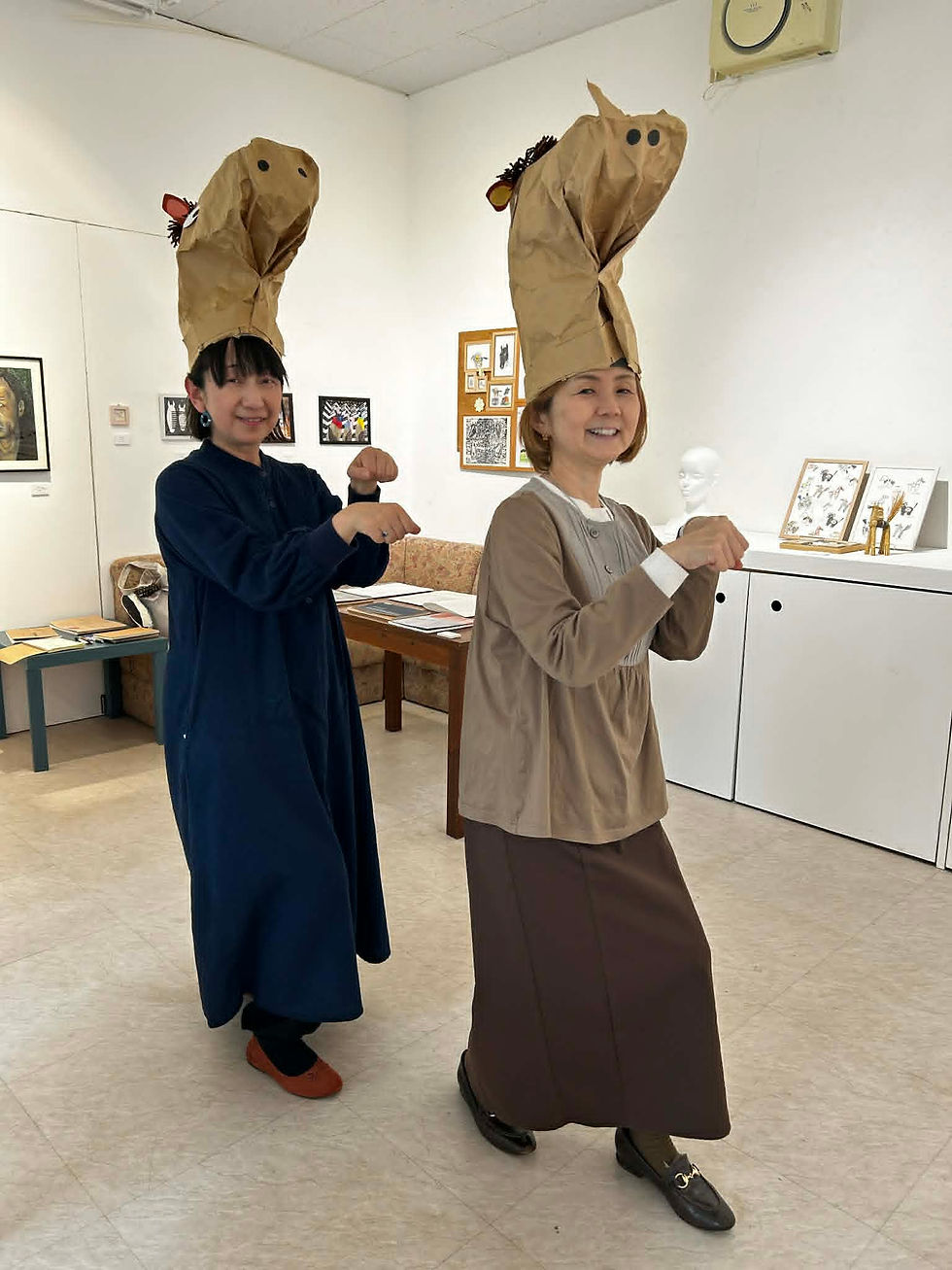 来場した方と記念撮影