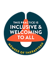 Orange & Blue Therapy Den Badge