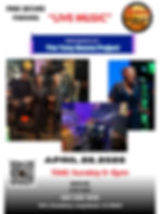 "LIVE MUSIC With "The Tony Boone Project"
