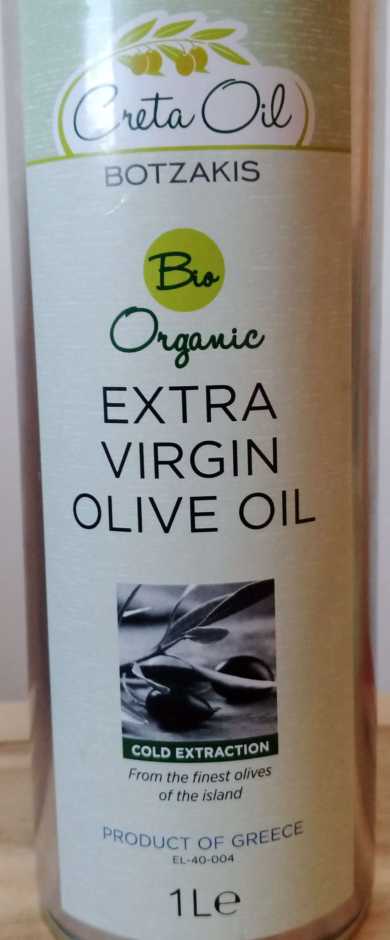 Bio Organic Extra Virgin Olive oil ,1 Lt Kanister  
