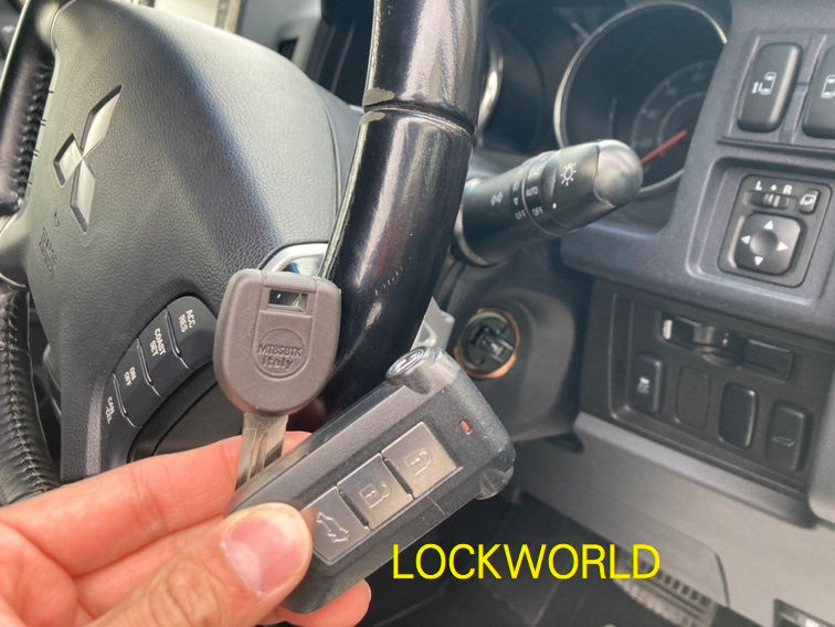 三菱 デリカ イモビスペアキー作製