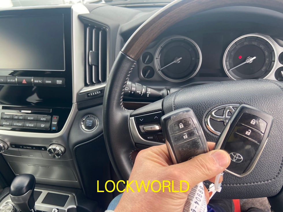 平成30年式 トヨタランドクルーザー スマートキー追加