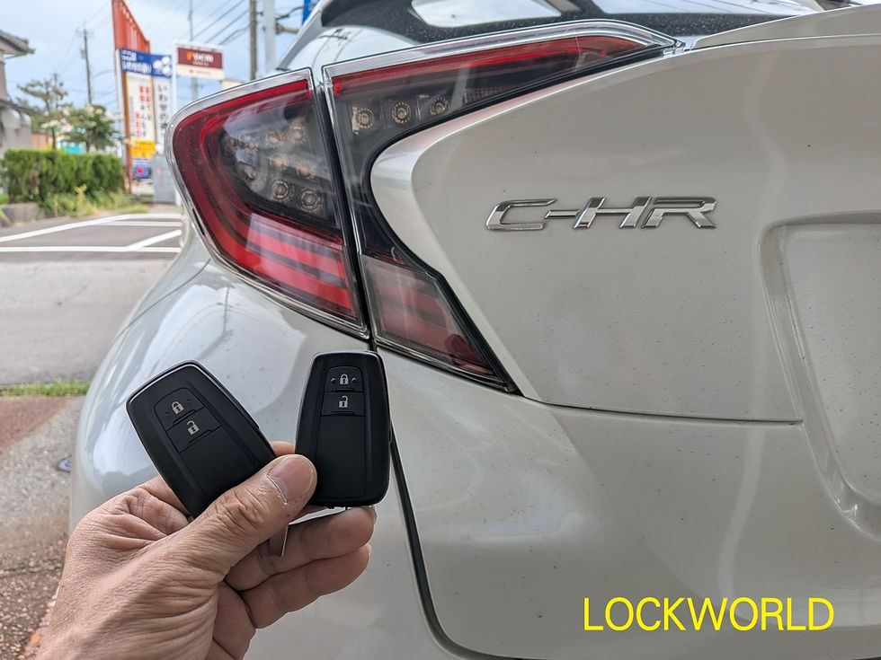 平成30年式 トヨタ C-HR HV スマートキー追加作製