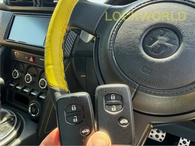 平成27年　トヨタ86スマートキー追加作製